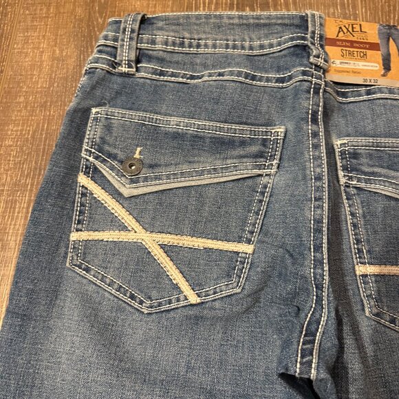 T.K. Axel Slim Boot Jeans – Size 30 x 32 - Picture 9 of 15